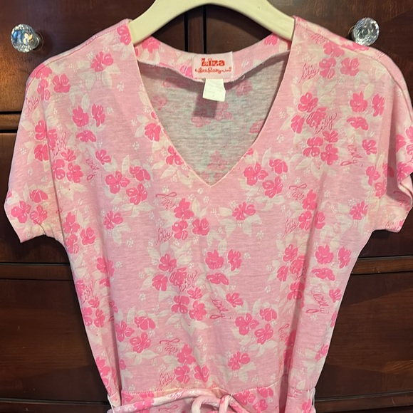 Lilly Pulitzer Vintage Liza Label Floral Print Dress - Picture 3 of 12